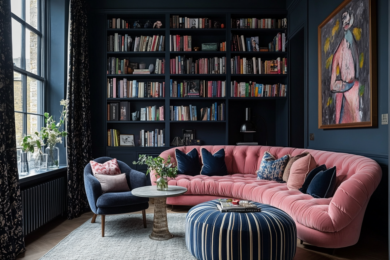 ru007_A_photo_of_an_open_plan_living_room_with_dark_blue_wall_e502fec8-e4f8-42aa-ad44-3309a3374d90_3