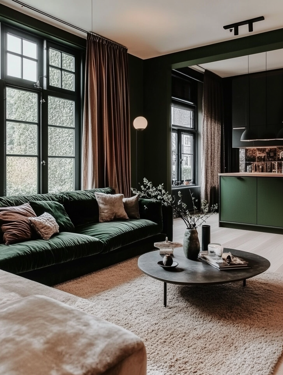 ru007_A_cozy_Dutch_living_room_in_dark_green_and_black_featur_0aa4f351-ecf5-4655-b6ee-d965c6869247_0