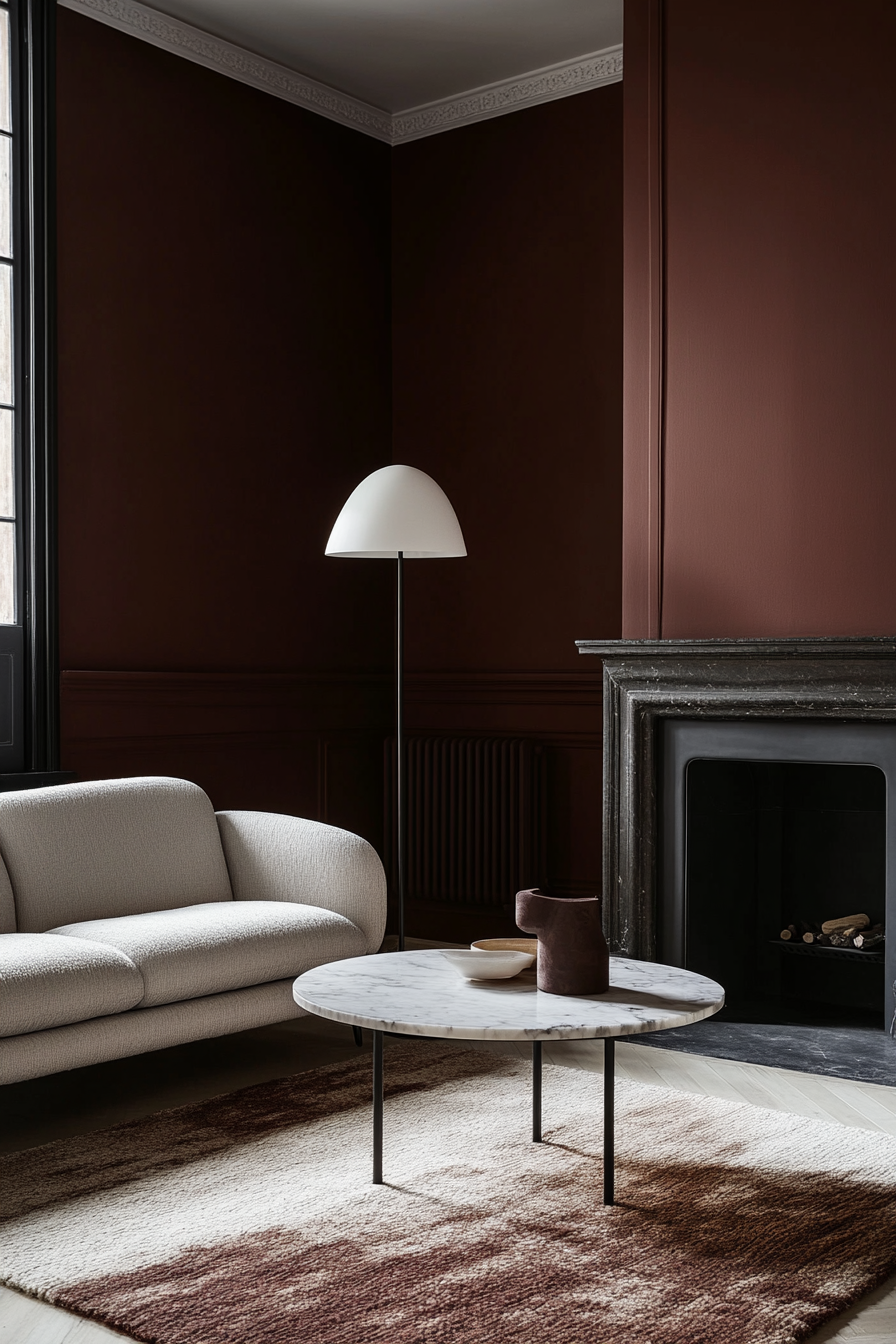 ru007_A_living_room_with_brown_walls_a_white_ceiling_and_a_fi_3da8bb41-6275-4df4-bf71-c7f15929867b_1